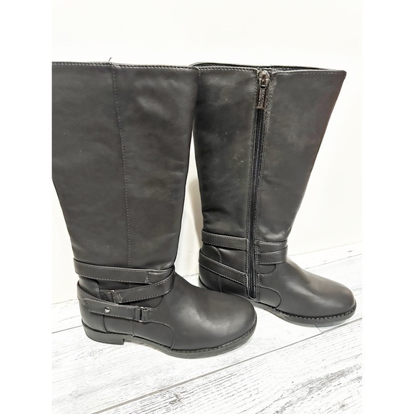 Kenneth Cole Reaction Other - Kenneth Cole reaction girls, tall, black, vegan leather boots, Nowt size 13